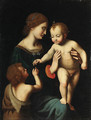 The Madonna and Child with the Infant Saint John the Baptist - (after) Bernardino Luini