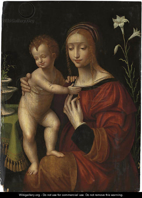 The Virgin and Child - (after) Bernardino Luini
