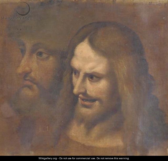 Two studies of the head of Christ - (after) Bartolommeo Passarotti