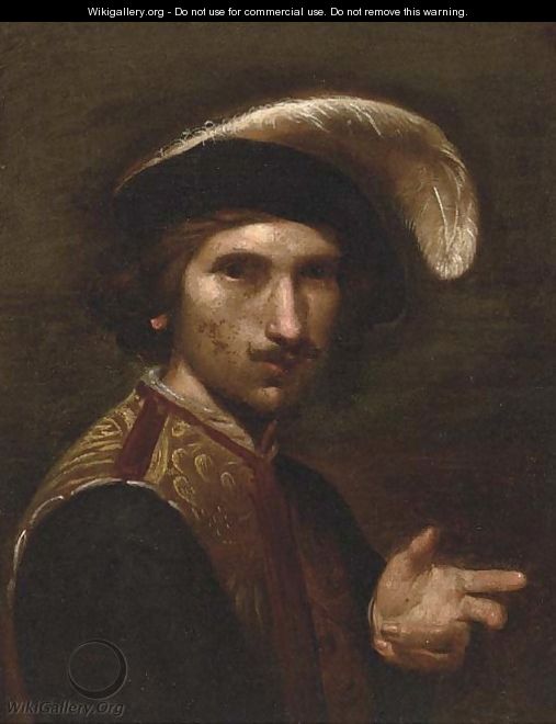 Portrait of a gentleman - (after) Bartolomeo Manfredi