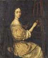 Portrait of a lady painting at an easel - (after) Aleijda Wolfsen