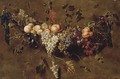 A garland of grapes - (after) Adriaen Van Utrecht