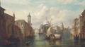 A Venetian capriccio - (after) Alfred Pollentine