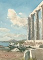 The Temple of Poseidon, Cape Sunion, Attica - (after) Angelos Giallina