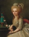 Portrait of a young lady 2 - (after) Antoine Vestier