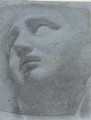 Head of the dying Alexander, after the Antique - (after) Annibale Carracci
