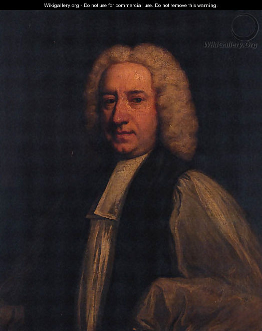 Portrait of a Gentleman, half-length, in clerical robes - (after) Sir Joshua Reynolds
