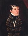 Portrait of an Officer, quarter-length, in uniform - (after) Lawrence, Sir Thomas