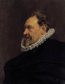 Portrait of a gentleman, bust-length, in a black costume with a white ruff - (after) Sir Peter Paul Rubens