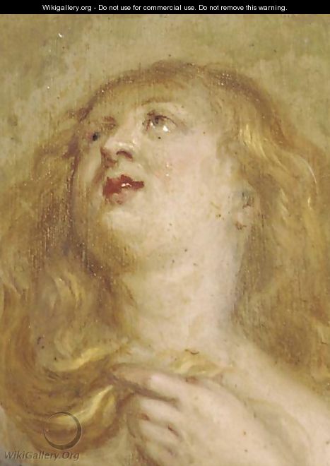Head of a woman - (after) Sir Peter Paul Rubens