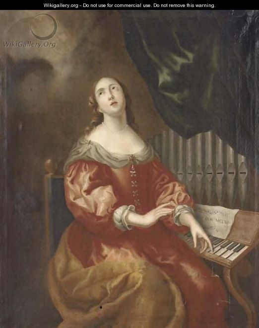 Saint Cecilia - (after) Theodor Van Thulden