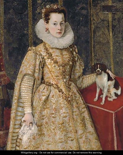 Portrait of Margherita of Savoy (1589-1655) - (after) Sofonisba Anguissola
