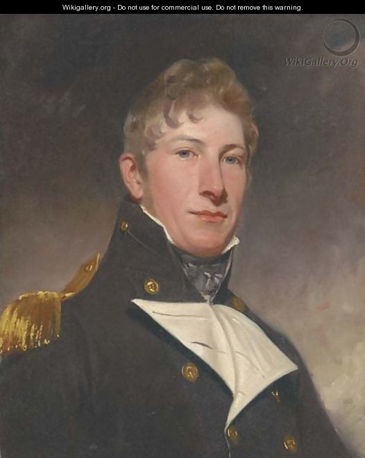 Portrait of a naval officer - (after) Sir William Beechey