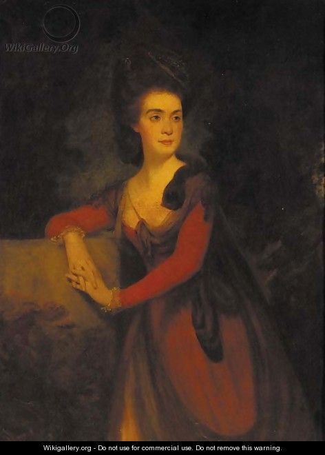 Portrait of Lady MacGregor (d.1830), wife of Sir John MacGregor - (after) Thomas Hickey