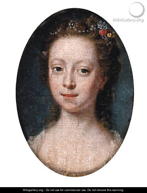 Portrait of a lady - (after) Gainsborough, Thomas