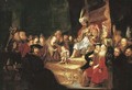 Moses Trampling on Pharaoh's Crown - (after) Rembrandt Van Rijn
