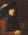 A young man - (after) Rembrandt Van Rijn
