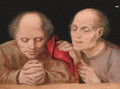 Elderly men at prayer - (after) Quentin Massys