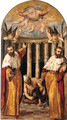 The Coronation of Saints Cosmas and Damian - (after) Pietro Malombra