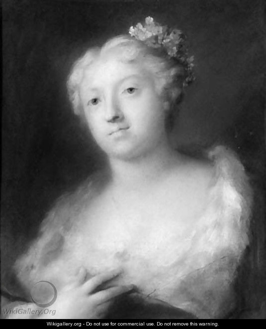 A girl - (after) Rosalba Carriera