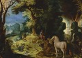 Orpheus charming the animals - (after) Roelandt Jacobsz Savery