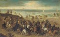 The Battle between Officers Breaute and Gerard Abrahamsz., called Lekkerbeetje, at Vught, 5 February 1600 - (after) Sebastian Vrancx