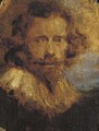 Portrait of a gentleman, small bust-length - (after) Dyck, Sir Anthony van