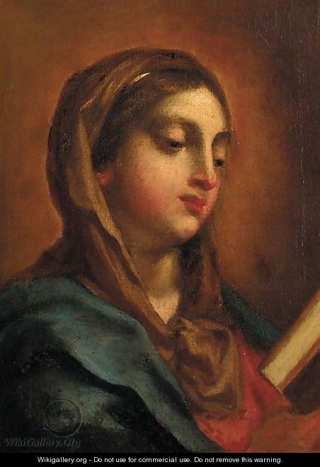 The Virgin - (after) Simone Cantarini (Pesarese)