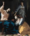 Christ in the house of Mary and Martha - (after) Simon Vouet