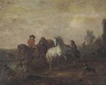 Horsemen in a landscape - (after) Philips Wouwerman