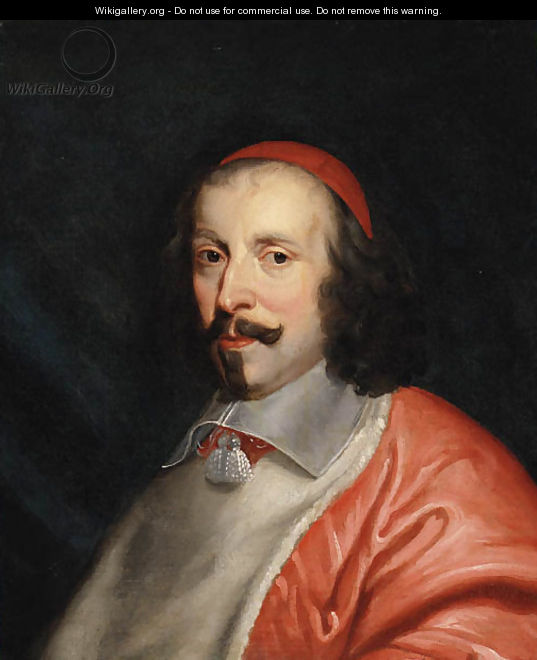 Portrait of Cardinal Richlieu - (after) Philippe De Champaigne