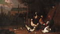 Poultry in a farmyard - (after) Pieter Casteels III