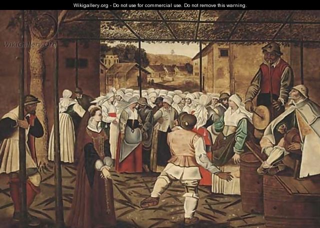 The Dance of the Catherinettes - (after) Pieter The Younger Brueghel