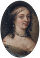 Portrait of a Lady, bust-length, in a pearl choker and a decollete dress - (after) Mignard, Pierre II