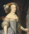 Portrait of the Francoise Anthenais de Rochechouart de Mortemart, marquise de Montespan (1640-1707), half-length, as Diana, wearing a feathered head - (after) Mignard, Pierre II