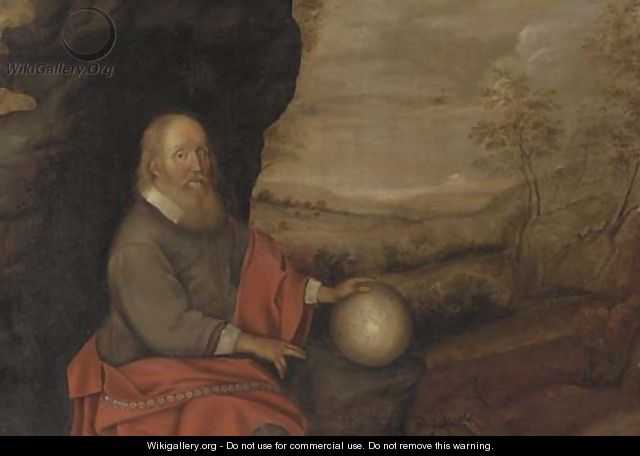 An Astrologer in a landscape - (after) Pieter De Grebber