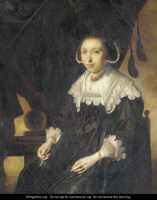 Portrait of a lady - (after) Pieter Codde