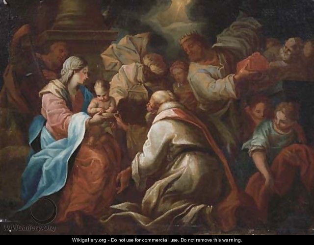 The Adoration of the Magi - (after) Pietro Francesco Guala