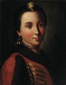 Portrait of a lady - (after) Pietro Antonio Rotari