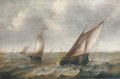 Shipping on choppy waters - (after) Pieter The Younger Mulier (Tampesta, Pietro)