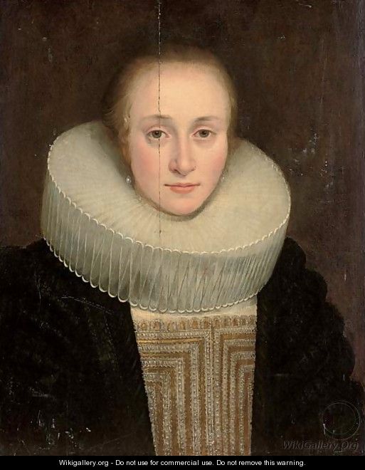 Portrait of a lady 2 - (after) Michiel Jansz. Van Mierevelt
