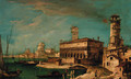 A capriccio of the Venetian lagoon - (after) Michele Marieschi