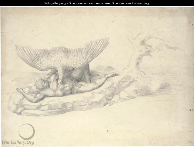 The Punishment of Tityus, after Michelangelo - (after) Michelangelo Buonarroti