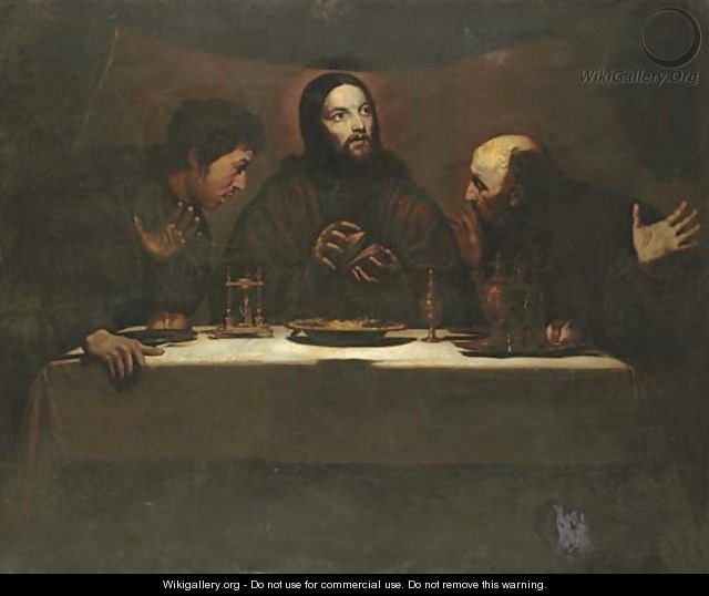 The Supper at Emmaus - (after) Nicolas Tournier