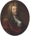 Portrait of a gentleman in a wig and a red robe - (after) Nicolas De Largilliere