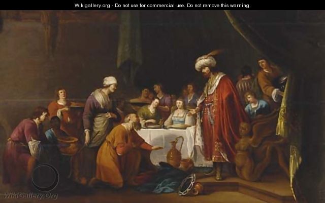 Joseph and Benjamin - (after) Nicolaes Moeyaert