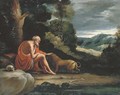 Saint Jerome in the Wilderness - (after) Paul Bril