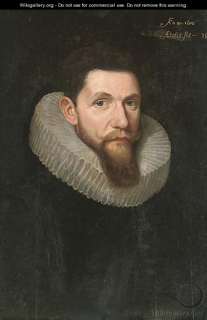 Portrait of a gentleman - (after) Otto Van Veen