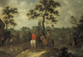 An ambush in a village - (after) Pieter Snayers