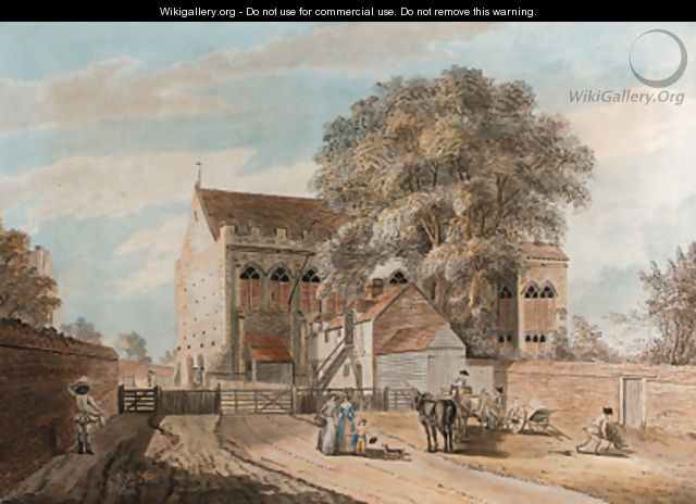 The Great Hall, Eltham Palace - (after) Paul Sandby